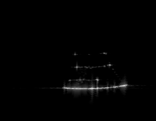 Ground truth sonar image of Panel scene