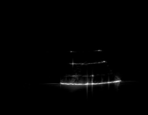 NAS-GS rendered sonar image of Panel scene